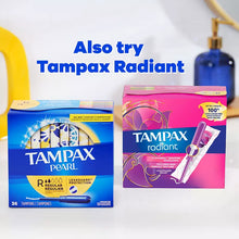 Tampax Pearl Tampons Multipack, with LeakGuard Braid, Light/Regular/Super Absorbency, Unscented, 86 ct.