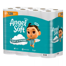 Papel higiénico Angel Soft Mega Roll, paquete de 32 rollos (320 hojas por rollo).