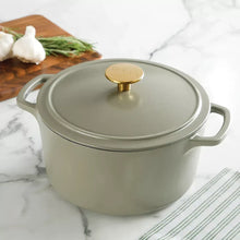 Sur La Table 3.5-Qt. Enamel Cast Iron Dutch Oven with Lid - Green