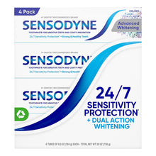 Sensodyne Advanced Whitening Toothpaste, For Sensitive Teeth and Cavity Protection, 4 pk./6.5 oz.