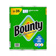 Bounty Select-a-Size Paper Towels, 12 pk./121 sheets per roll