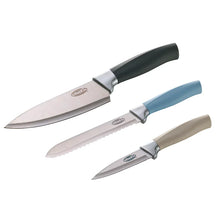 Chef'n 3-Pc. Soft Handle Chef Knife Set - USA MEGA SHOP