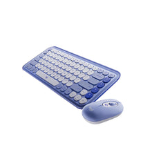 Logitech POP Icon Combo Keyboard and Mouse in Lilac and Off-white