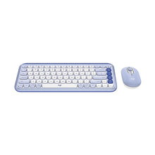Logitech POP Icon Combo Keyboard and Mouse in Lilac and Off-white
