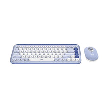 Logitech POP Icon Combo Keyboard and Mouse in Lilac and Off-white