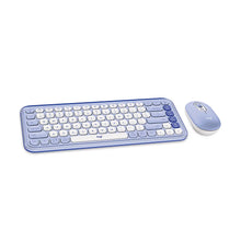 Logitech POP Icon Combo Keyboard and Mouse in Lilac and Off-white