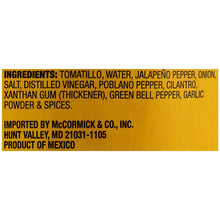 Cholula Salsa Verde, Mild Salsa, 12 oz. Pack of 4