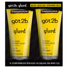 Got2b Glued Styling Spiking Hair Gel, paquete de 2/6 oz.