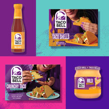 Taco Bell Mild Salsa Con Queso Mild Cheese Dip, 15 oz Jar, Shelf-Stable