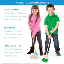 Melissa & Doug Dust! Sweep! Mop! 6-Pc Wood Pretend Play Preschool Cleaning Set - FSC Certified