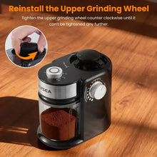 VAVSEA Burr Coffee Grinder, Electric Coffee Bean Grinder with 18 Precise Grind Settings, 3-18 Cup, for Espresso/Drip/Pour over/Cold Brew/French Press