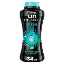 Downy Unstopables scent booster beads Fresh 34 oz liquid fabric softener bottle