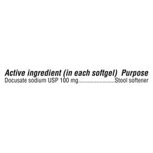 Berkley Jensen Stool Softener Docusate Sodium 100mg Softgels, 400 ct.