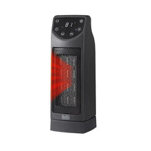 BLACK+DECKER Oscillating Ceramic Desktop Heater with Remote, 1500W Space Heater and Fan Combo