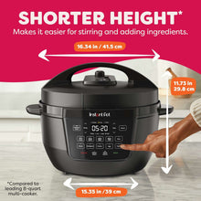 Instant Pot 7.5 Qt RIO Wide Base 7-in-1 Multi-Cooker, Pressure Cooker, Slow Cook & more, Black
