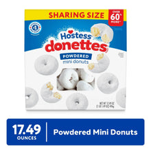 Hostess Donettes, Powdered Mini Donuts, 17.49 oz Sharing Size Bag