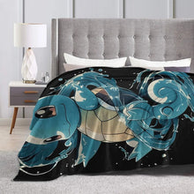 Squirtle Blanket, Soft Flannel Throw Cozy Flannel Blankets Travel Throw Blanket Super Soft Lightweight Bedding Lap Chair Sofa for Adults Kids Teens 40"X30"