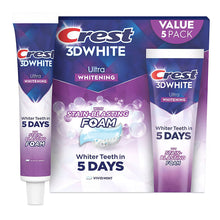 Crest 3D White Ultra Whitening Toothpaste, Vivid Mint, 5 pk./5.2 oz.