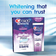 Crest 3D White Ultra Whitening Toothpaste, Vivid Mint, 5 pk./5.2 oz.