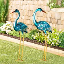 35_BlueHeronStatuePair - USA Mega Market