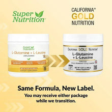 California Gold Nutrition, L-Glutamine + L-Leucine, Unflavored, 15.87 oz (450 g)