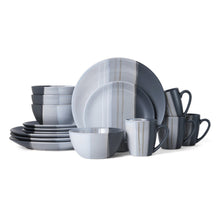 Pfaltzgraff® Parker Gray Stoneware 16-Piece Dinnerware Set
