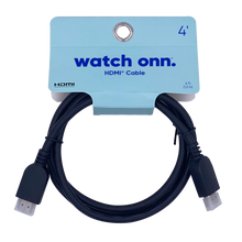 Onn. 4ft HDMI Cable, Black Color