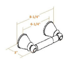 Design House Kassel Transitional Toilet Paper Holder in Brushed Nickel