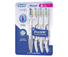 3DWhitePulsarMediumToothbrushes_4ct - USA Mega Market