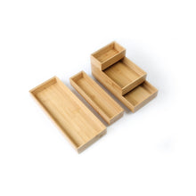 Better Homes & Gardens Bamboo Drawer Organizer 5pc Set, 17.9Wx 14.96Dx1.97H in, Natural Bamboo Color