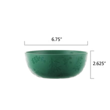 Mainstays 12-Piece Plastic Etched Holly Dinnerware Set, Green