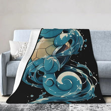 Squirtle Blanket, Soft Flannel Throw Cozy Flannel Blankets Travel Throw Blanket Super Soft Lightweight Bedding Lap Chair Sofa for Adults Kids Teens 40"X30"