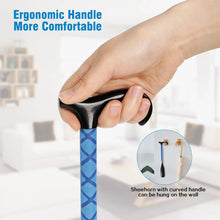 KEKOY Shoe Horn with Long Handle, 14" to 34" Adjustable and Retractable Expander Shoe Stick, Portable Stainless Steel Long Shoehorn for Seniors with Travel Bag