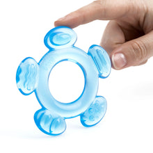 Nuby 3-Step Soothing Teether Set for Infants, Green/Blue/Yellow Unisex Baby Teethers, 3 Count