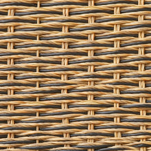 Better Homes & Gardens Beige and Black Resin Rattan Rectangular Serving Tray