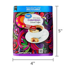 Great Value Colombian Medium Dark Roast Ground Coffee, 9.6 oz