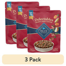 3pack-BlueBuffaloDelectablesNaturalWetDogFoodToppers-HeartyBeef-3-ozPouch-_1 - USA Mega Market