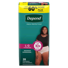 3pack-DependFreshProtectionIncontinenceUnderwearforWomen-AdultDiapers-L-28Count-_9 - USA Mega Market