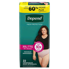 3pack-DependFreshProtectionIncontinenceUnderwearforWomen-AdultDiapers-XXL-22Count-_8 - USA Mega Market
