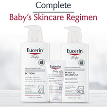 (3 pack) Eucerin Baby Lotion with Provitamin B5 and Shea Butter, Hypoallergenic, Fragrance Free, 13.5 fl oz