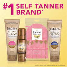 (3 pack) Jergens Natural Glow Firming Daily Moisturizer Medium to Tan Sunless Self Tanner Lotion, 7.5 fl oz