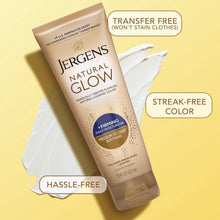 (3 pack) Jergens Natural Glow Firming Daily Moisturizer Medium to Tan Sunless Self Tanner Lotion, 7.5 fl oz