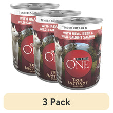 3pack_PurinaONETrueInstinctWetDogFood_HighProteinSoftBeef_Salmon_13ozCan - USA Mega Market