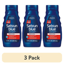 (3 pack) Selsun Blue Medicated Antidandruff Shampoo, 11 fl. oz.