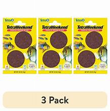 (3 pack) Tetra Weekend Tropical Feeding Block 0.85 Ounce, Feeds Fish up to 5 Days