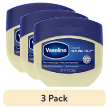 (3 pack) Vaseline Petroleum Jelly Skin Care For Dry Skin and Eczema Relief Original 100% Pure Petroleum Jelly, 13 oz