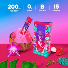 Alani Nu HAWAIIAN SHAVED ICE, Energy Sticks Drink Powder, 200mg Caffeine, Pre Workout Performance with Antioxidants, On-The-Go Drink Mix, Biotin, B Vitamins, Zero Sugar, 5 Calories, 10 Pack