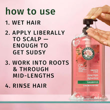 Herbal Essences Shampoo, Rose Hips - Smooth Collection, Shiny Hair with Vitamin E & Jojoba, Safe for Color Treated Hair, Floral Scent, Cruelty-Free, Dermatologist-Tested, 29.2 Fl Oz