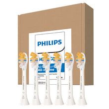 Philips Sonicare A3 All-in-One Replacement Electric Toothbrush Heads, Soft Bristle, Plaque Removal, Whitening and Gum Care, 6-pack