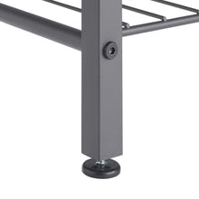 TRINITY 4-tier Shoe Rack with Console Top, Dark Gray